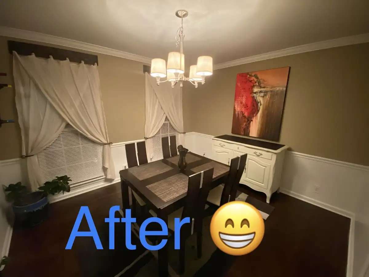Professional dining room restoration after water damage in Pantops
